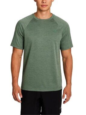 Champion Men's Size 3XL (XXXL) Green Short SLeeve Active Tee T-Shirt NWT